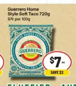 IGA Guerrero Home Style Soft Taco offer