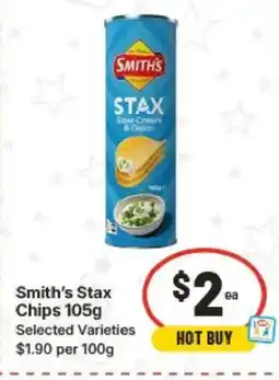 IGA Smith's Stax Chips offer
