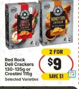 IGA Red Rock Deli Crackers or Crostini offer