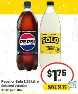 IGA Pepsi or Solo offer
