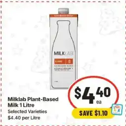 IGA Milklab Plant-Based offer