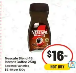 IGA Nescafé Blend 43 Instant Coffee offer
