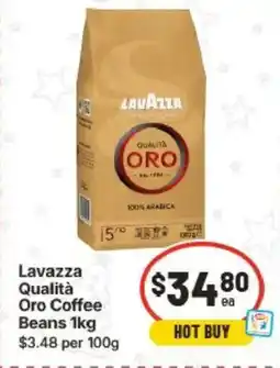 IGA Lavazza Qualità Oro Coffee Beans offer