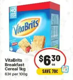 IGA VitaBrits Breakfast Cereal offer