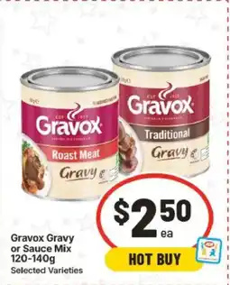 IGA Gravox Gravy or Sauce Mix 120-140g offer