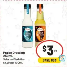 IGA Praise Dressing offer