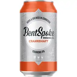 Woolworths Bentspoke Crankshaft IPA Cans offer