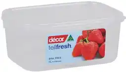 IGA Décor Tellfresh Oblong Container offer