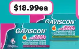 Priceline Gaviscon Dual Action Chewable Tablets offer