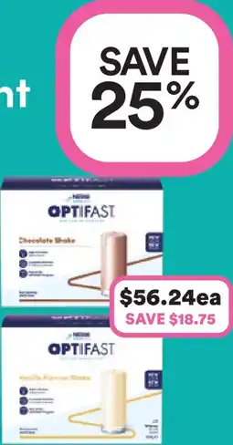 Priceline Optifast offer