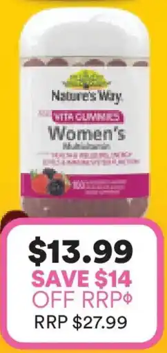 Priceline Nature's way cita guminis women's offer