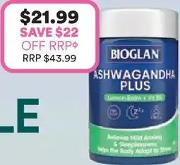 Priceline Bioglan ashwagandha plus offer