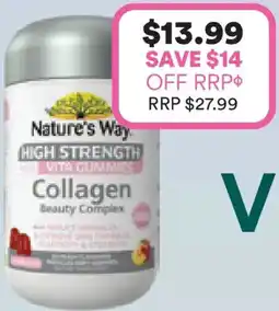 Priceline Nature's way high strength vita gummies Collagen Beauty Complex offer