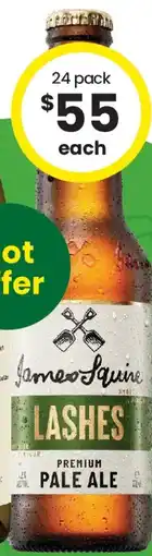 The Bottle O James Squire Range Stubbies offer