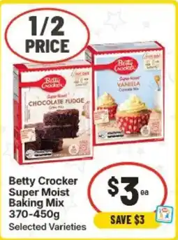 IGA Betty Crocker Super Moist Baking Mix offer