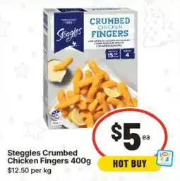 IGA Steggles Crumbed Chicken Fingers offer