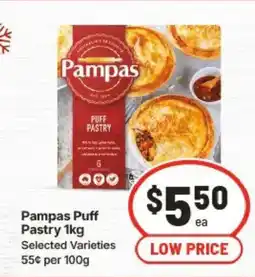 IGA Pampas Puff Pastry offer