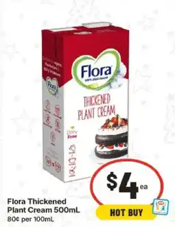 IGA Flora Thickened Plant Cream offer
