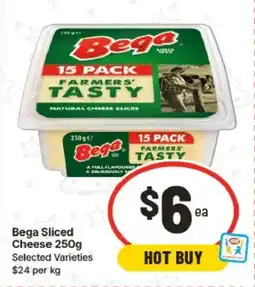 IGA Bega Sliced Cheese offer