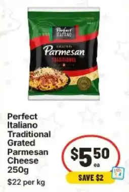 IGA Perfect Italiano Traditional Grated Parmesan Cheese offer