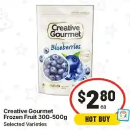 IGA Creative Gourmet Frozen Fruit Selected Varieties offer