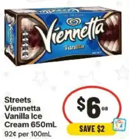 IGA Streets Viennetta Vanilla Ice Cream offer