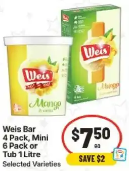 IGA Weis Bar Tub offer
