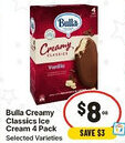 IGA Bulla Creamy Classics Ice Cream offer
