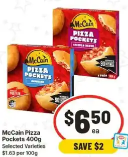 IGA McCain Pizza Pockets offer