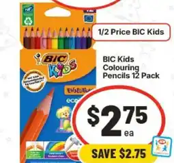 IGA BIC Kids Colouring Pencils offer