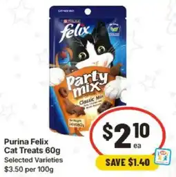 IGA Purina Felix Cat Treats offer