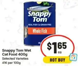 IGA Snappy Tom Wet Cat Food offer