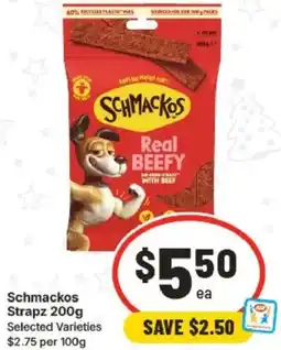 IGA Schmackos Strapz offer