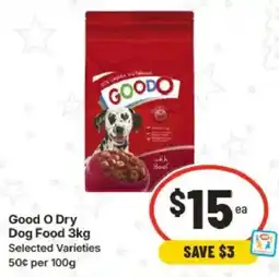IGA Good O Dry Dog Food offer