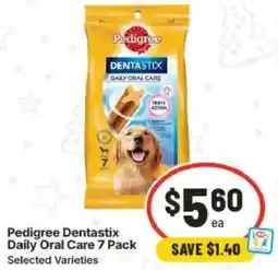 IGA Pedigree Dentastix Daily Oral Care offer