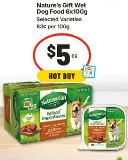 IGA Nature's Gift Wet Dog Food offer