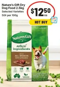 IGA Nature's Gift Dry Dog Food offer