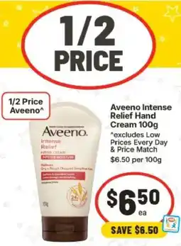 IGA Aveeno Intense Relief Hand Cream offer