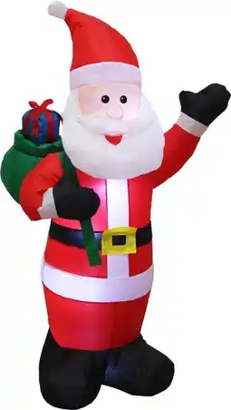 Toymate Christmas Magic Jolly Glowing Inflatable Santa offer