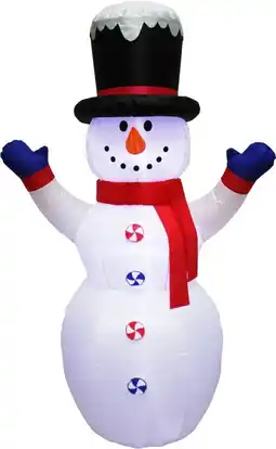 Toymate Christmas Magic Friendly Frosty Inflatable Snowman offer
