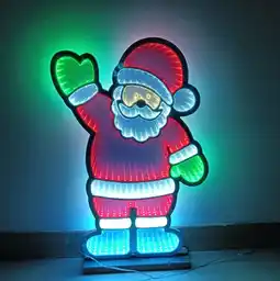Toymate Jollyglow Santa Deluxe LED Display Ornament offer