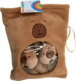 Toymate Wonder Co Plush Chewie The Capybara Snack Bag offer