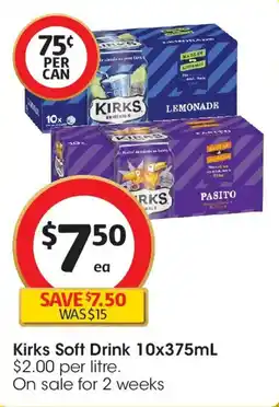 Coles Kirks Soft Drink offer