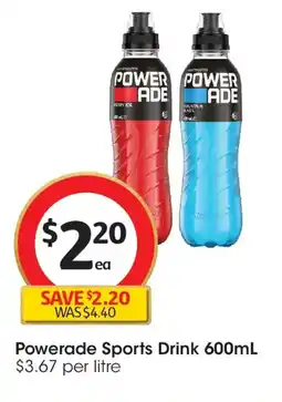 Coles Powerade Sports Drink offer