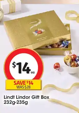 Coles Lindt Lindor Gift Box offer