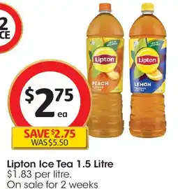 Coles Lipton Ice Tea offer