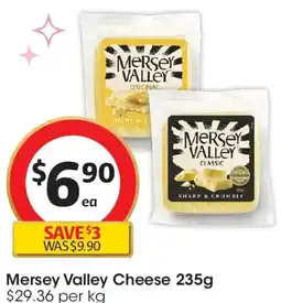 Coles Mersey Valley Cheese offer