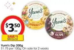 Coles Yumi's Dip offer