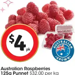Coles Australian Raspberries offer