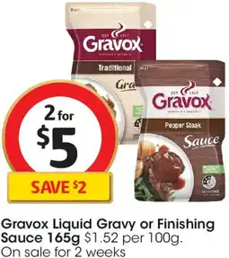 Coles Gravox Liquid Gravy or Finishing Sauce offer